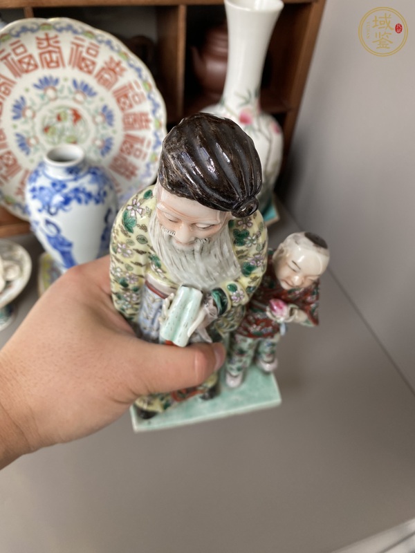 古玩陶瓷人物塑像真品鑒賞圖