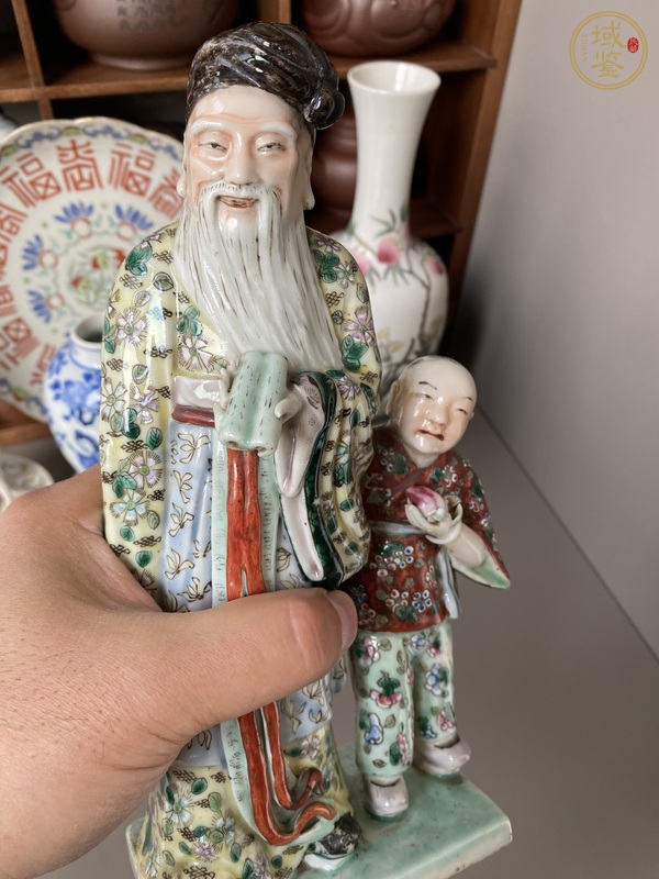 古玩陶瓷人物塑像真品鑒賞圖