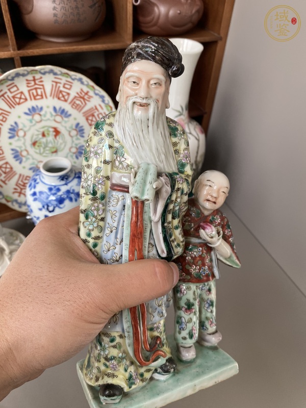 古玩陶瓷人物塑像真品鑒賞圖