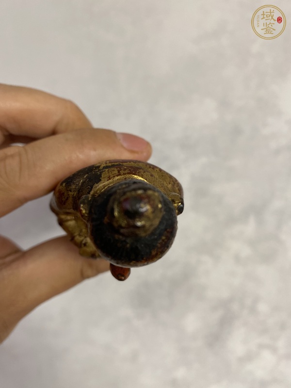 古玩銅器文官像真品鑒賞圖