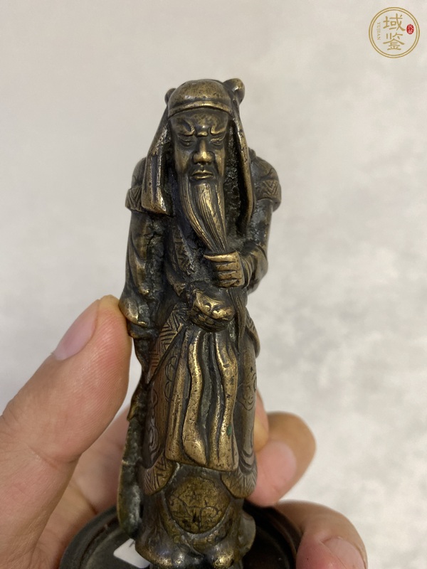 古玩銅器關(guān)公像真品鑒賞圖