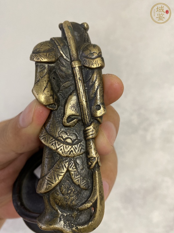 古玩銅器關(guān)公像真品鑒賞圖