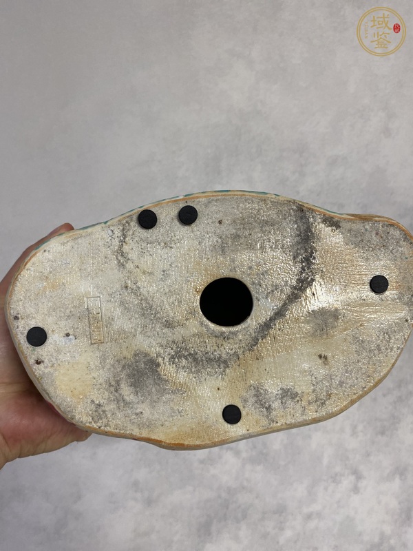 古玩陶瓷粉彩彌勒佛真品鑒賞圖