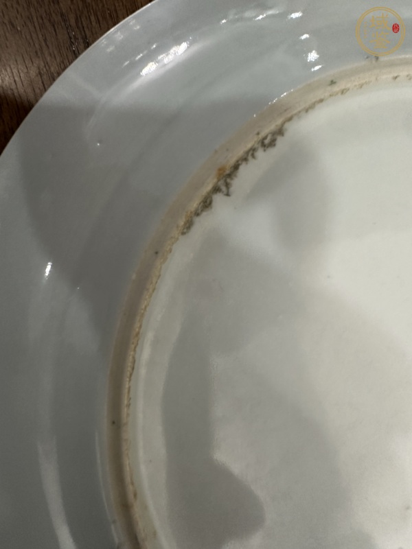 古玩陶瓷五彩金玉滿堂盤真品鑒賞圖