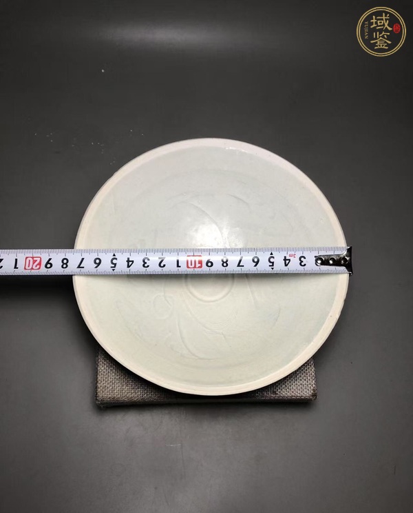 古玩陶瓷青白釉刻花斗笠碗真品鑒賞圖