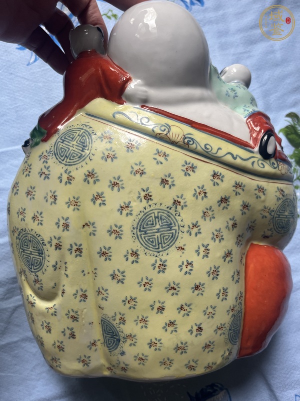 古玩陶瓷彌勒佛真品鑒賞圖