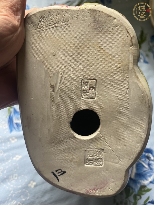古玩陶瓷彌勒佛真品鑒賞圖