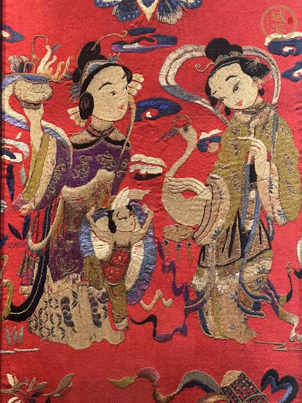 古玩雜項(xiàng)刺繡真品鑒賞圖