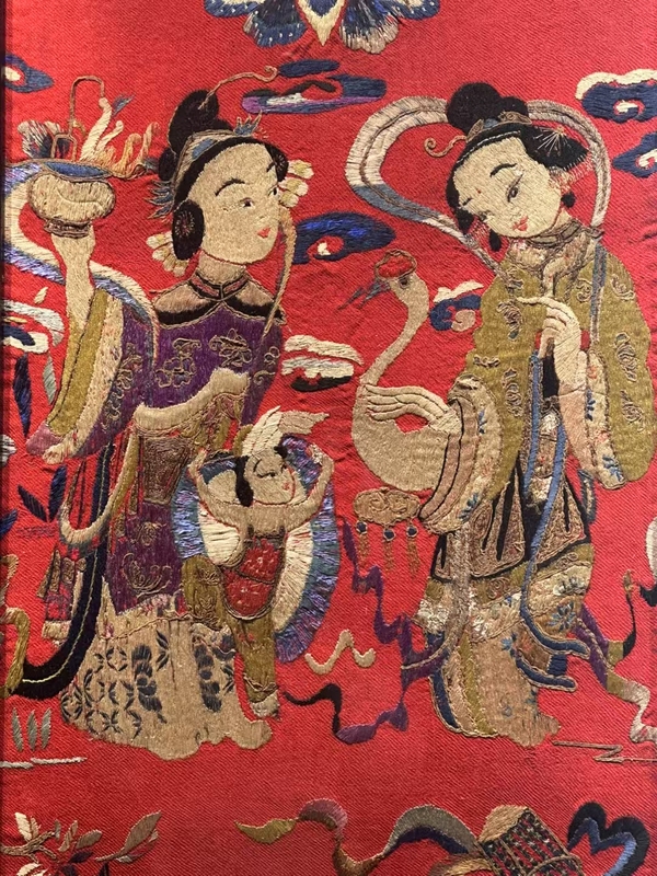 古玩雜項刺繡拍賣，當(dāng)前價格27000元