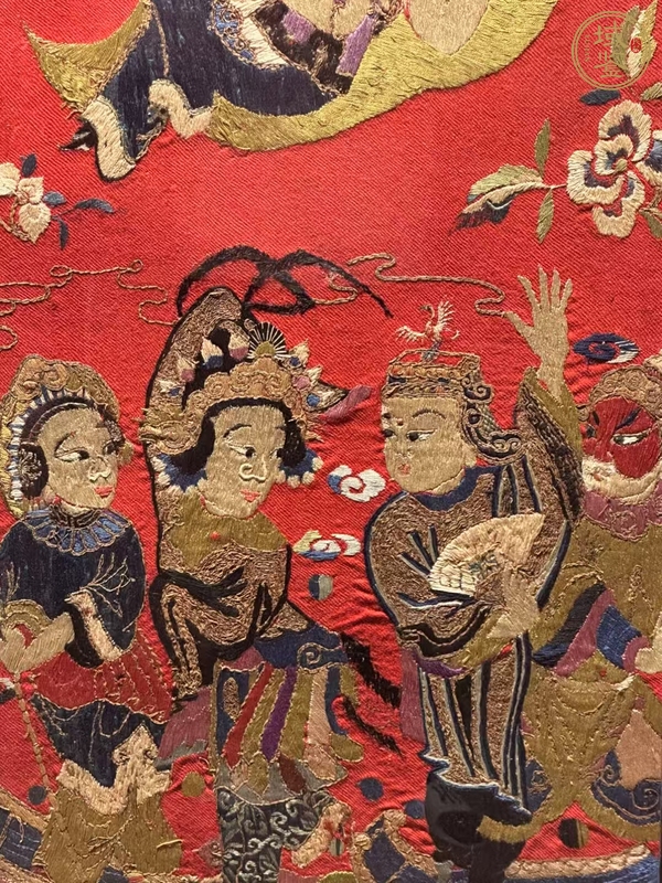 古玩雜項(xiàng)刺繡真品鑒賞圖