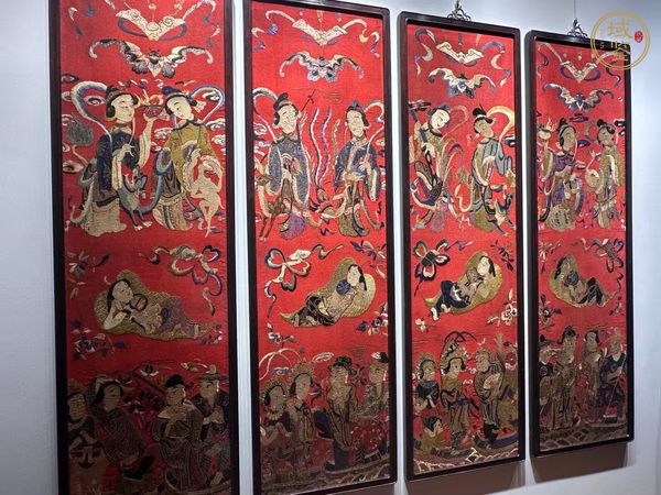 古玩雜項(xiàng)刺繡真品鑒賞圖