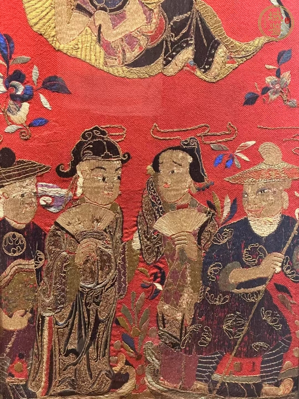 古玩雜項(xiàng)刺繡真品鑒賞圖