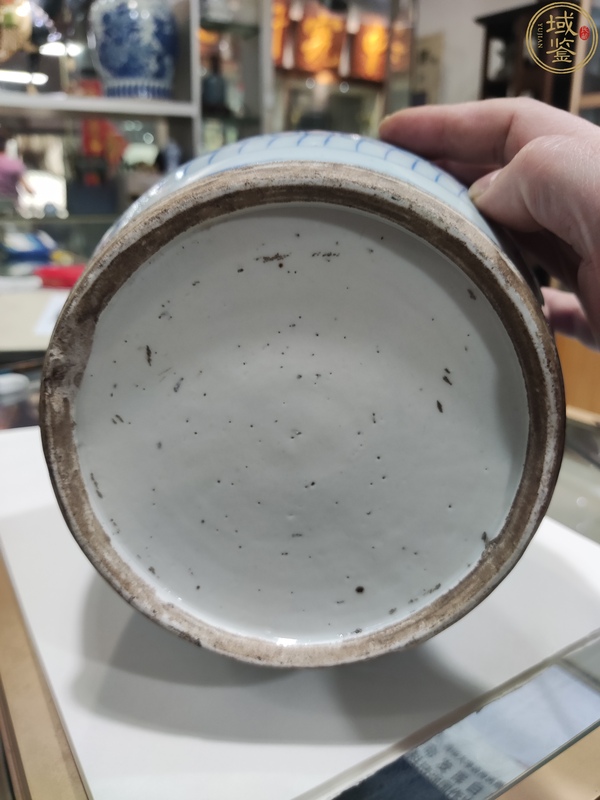 古玩陶瓷青花淡描花卉紋喜字撇口瓶拍賣，當(dāng)前價格4588元