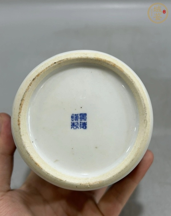 古玩陶瓷青花冰梅圖蓋罐真品鑒賞圖