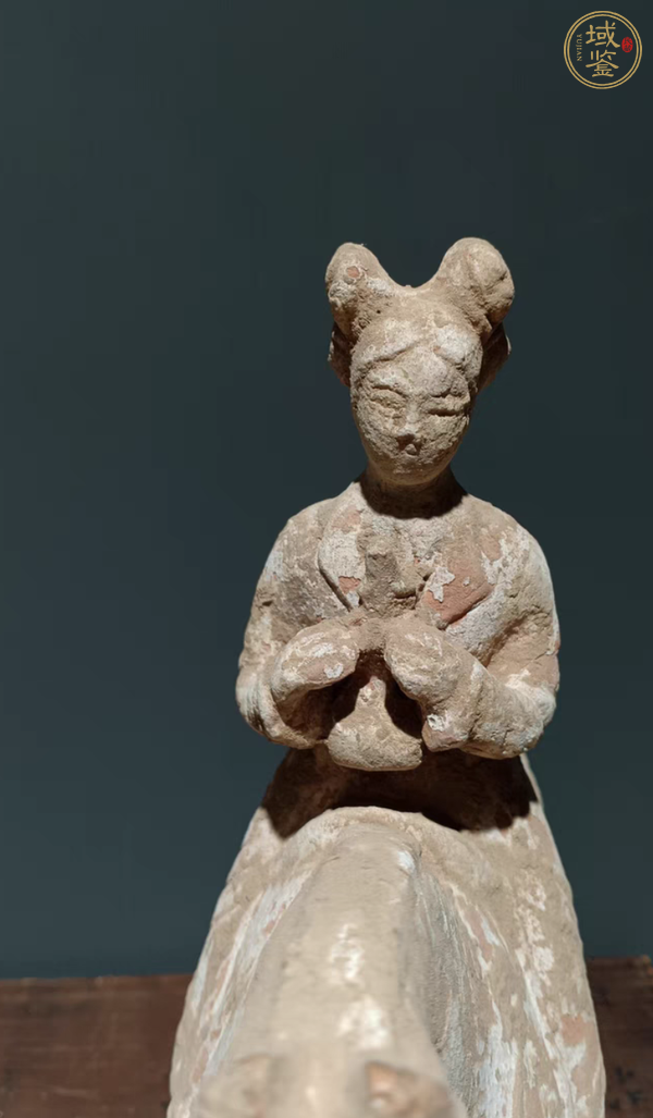 古玩馬上人物陶俑真品鑒賞圖