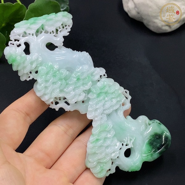 古玩天然翡翠擺件真品鑒賞圖