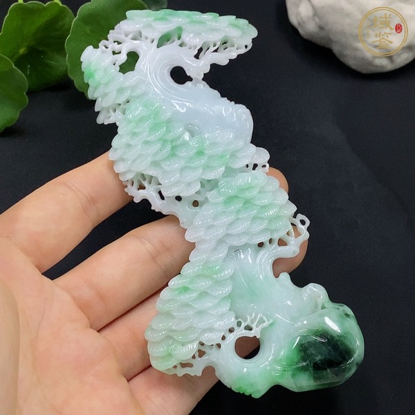 古玩玉器天然翡翠擺件真品鑒賞圖