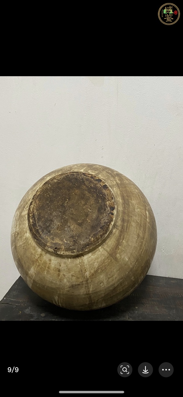 古玩陶瓷李朝白釉罐真品鑒賞圖