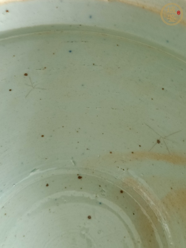 古玩陶瓷青花纏枝花紋四系粥罐真品鑒賞圖
