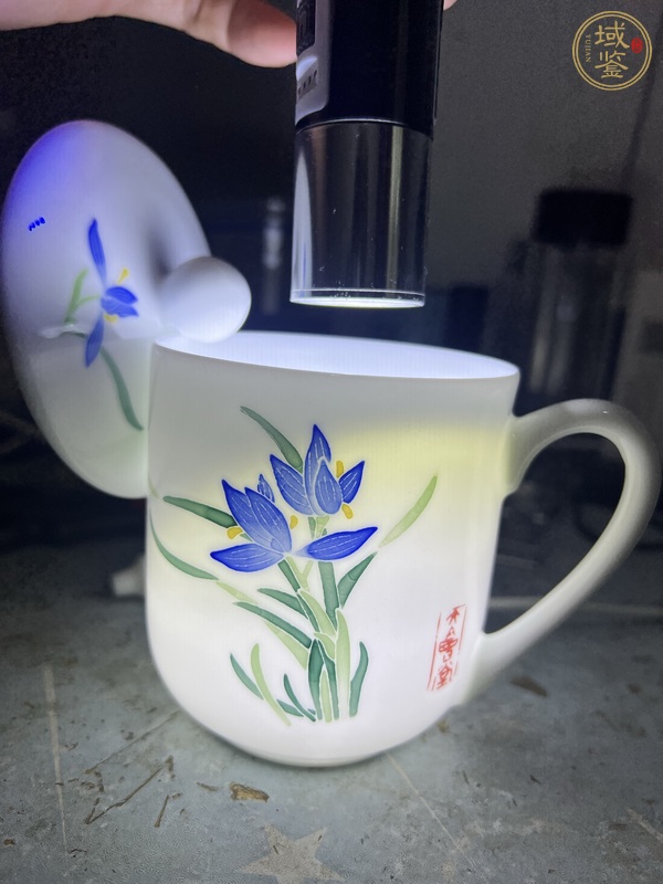 古玩陶瓷醴陵瓷茶杯真品鑒賞圖