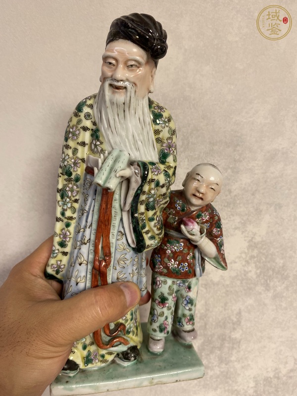 古玩粉彩瓷塑真品鑒賞圖