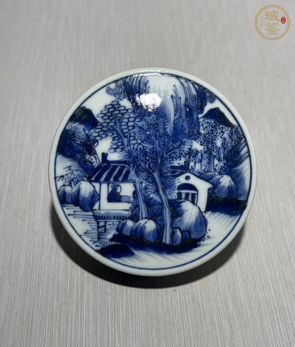古玩陶瓷青花蓋盒真品鑒賞圖
