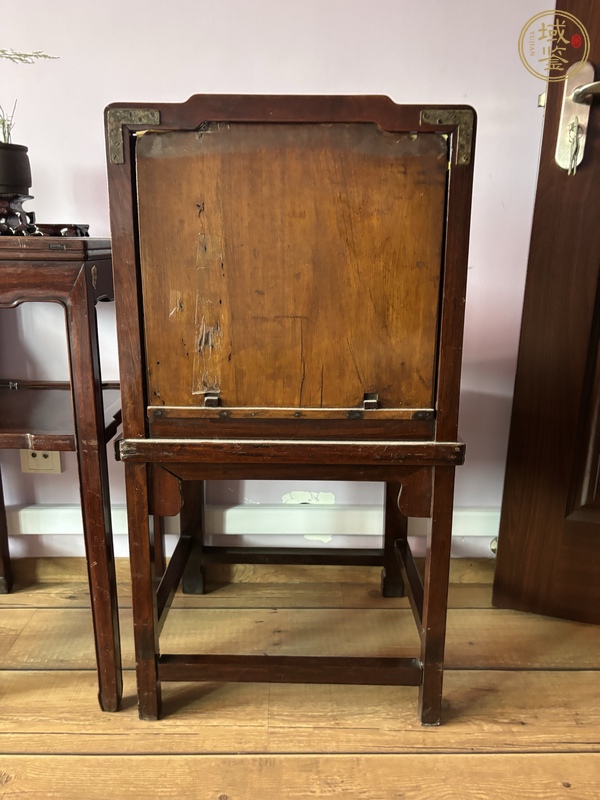 古玩雜項單背椅真品鑒賞圖