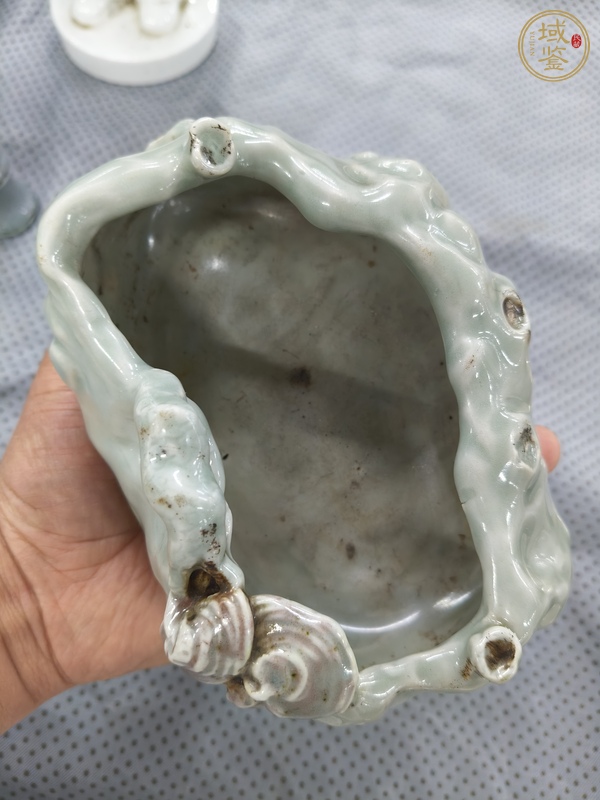 古玩陶瓷青釉洗真品鑒賞圖