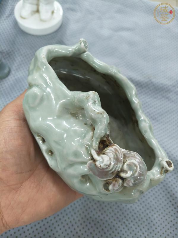 古玩陶瓷青釉洗真品鑒賞圖
