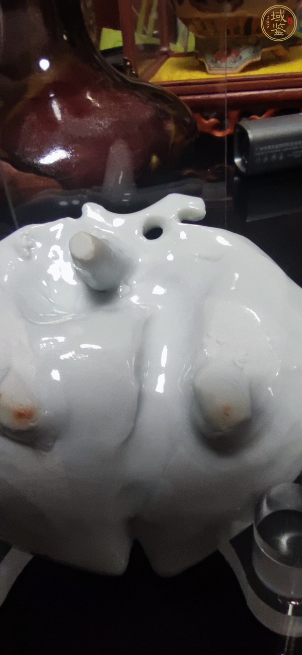 古玩德化窯筆舔真品鑒賞圖