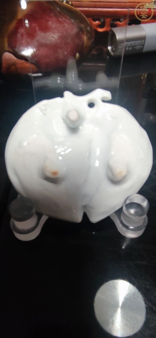 古玩陶瓷德化窯筆舔真品鑒賞圖