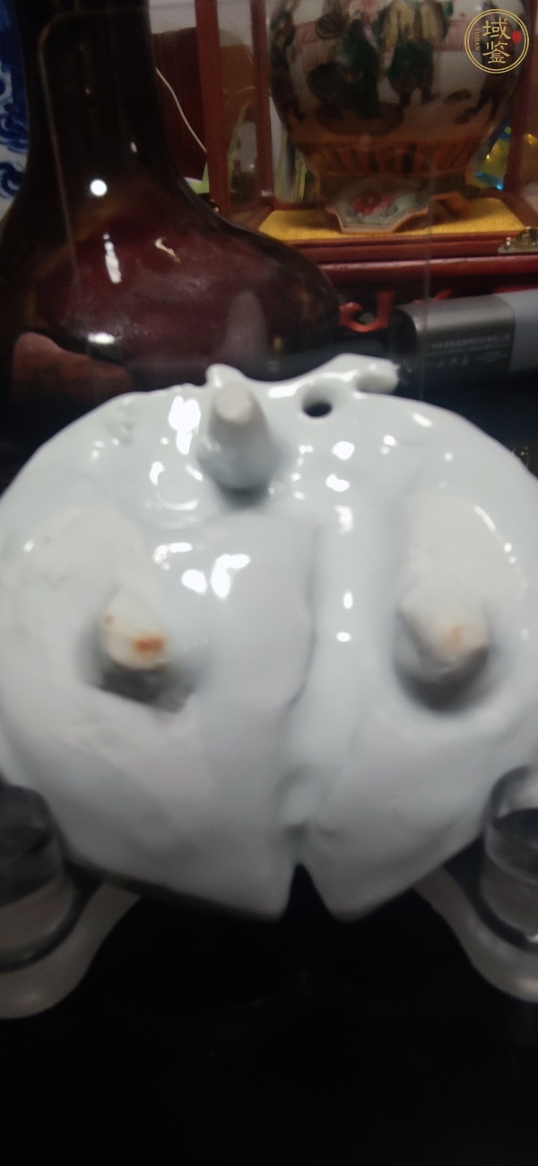 古玩陶瓷德化窯筆舔真品鑒賞圖