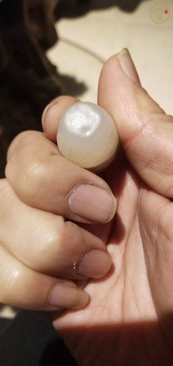 古玩玉器瑪瑙無孔珠真品鑒賞圖