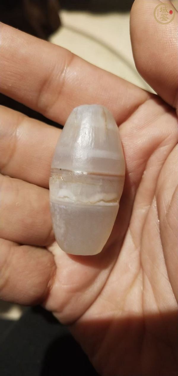 古玩玉器瑪瑙無孔珠真品鑒賞圖
