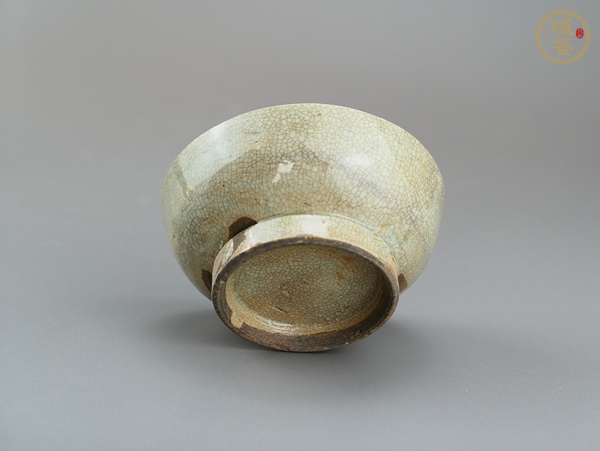 古玩陶瓷哥釉水洗真品鑒賞圖