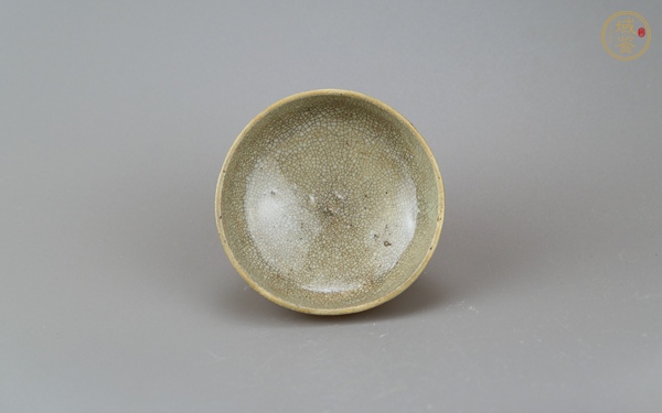 古玩陶瓷哥釉水洗真品鑒賞圖