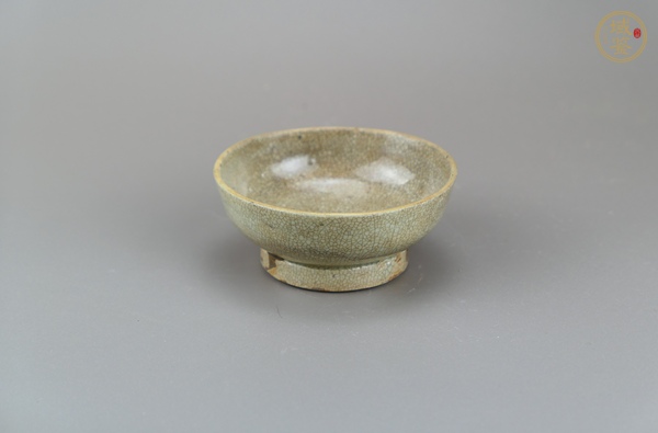 古玩陶瓷哥釉水洗真品鑒賞圖