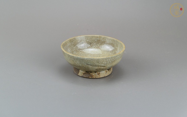 古玩陶瓷哥釉水洗真品鑒賞圖