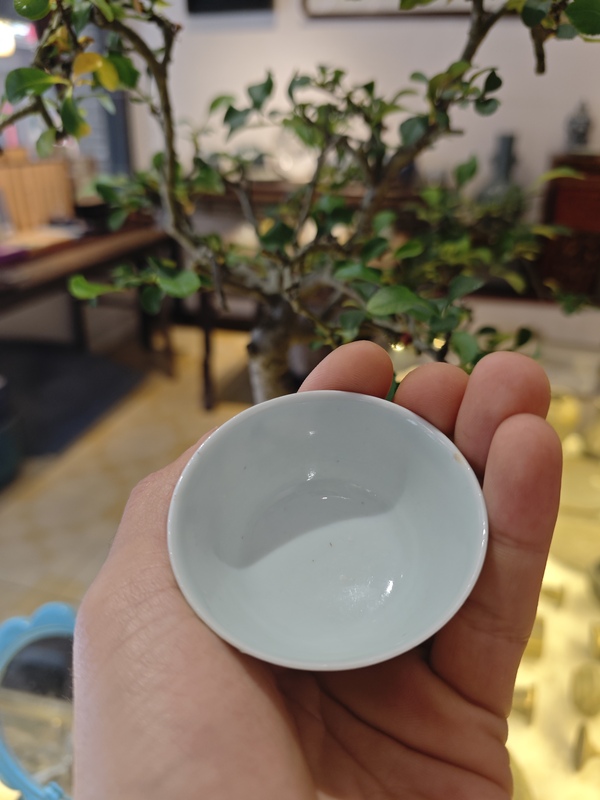 古玩陶瓷青花茶園拍賣，當前價格1200元