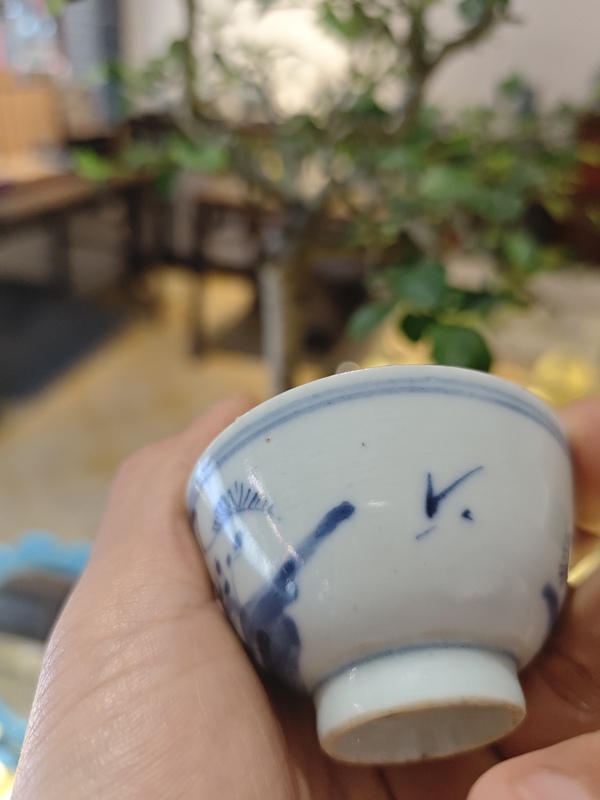 古玩轉(zhuǎn)賣青花茶園拍賣，當前價格0元