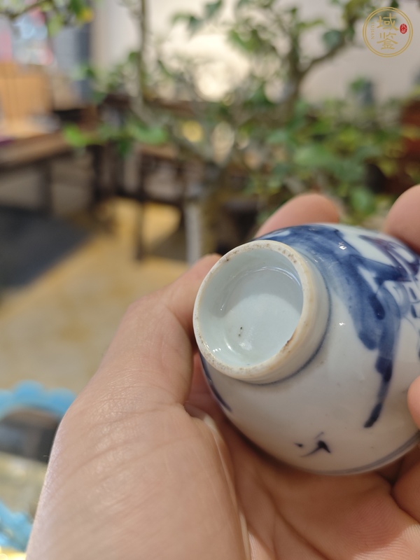 古玩陶瓷青花茶園真品鑒賞圖
