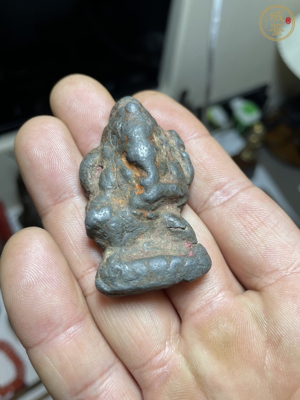 古玩銅器象鼻財(cái)神真品鑒賞圖
