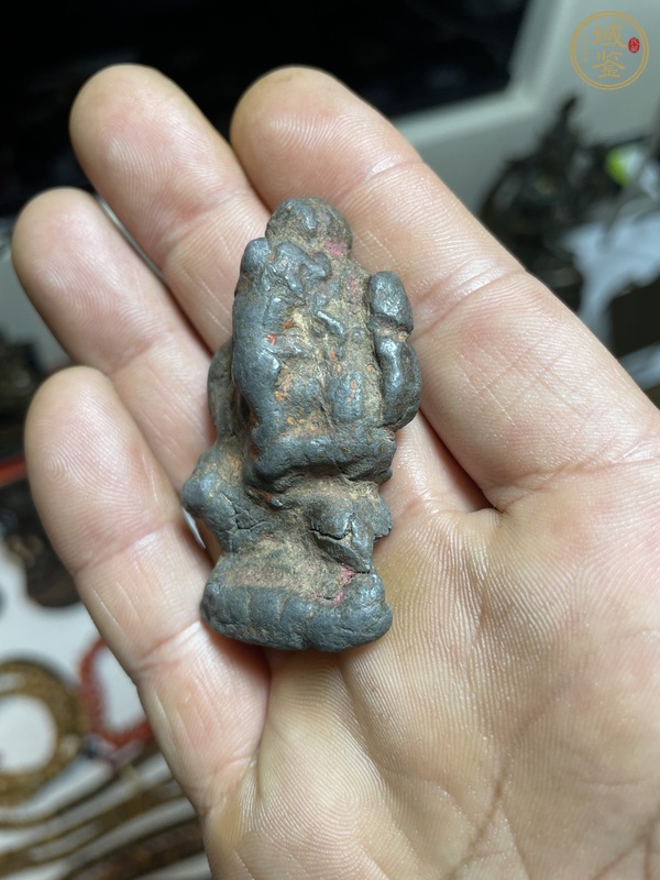 古玩銅器象鼻財(cái)神真品鑒賞圖