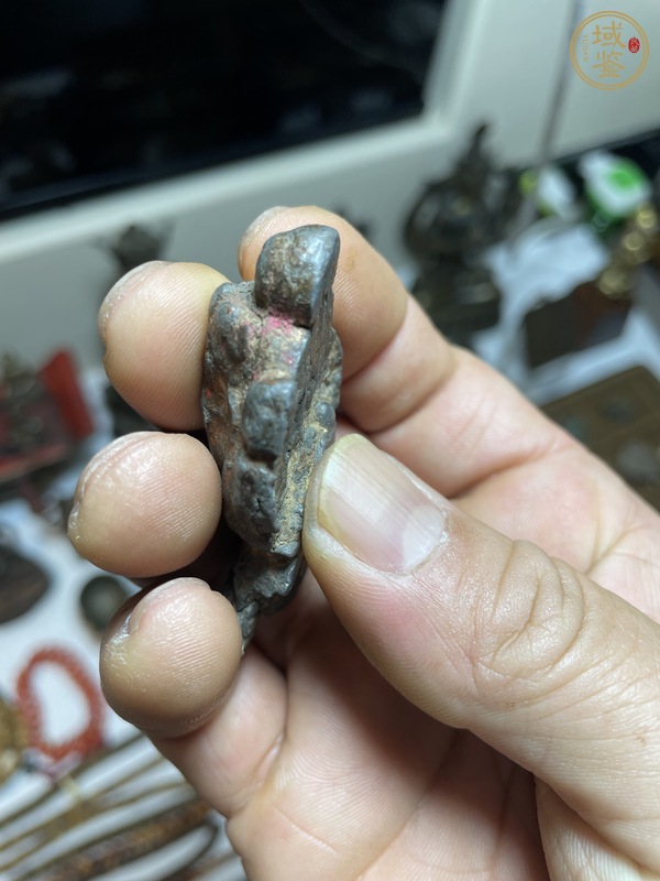 古玩銅器象鼻財(cái)神真品鑒賞圖