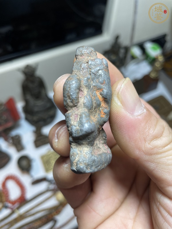 古玩銅器象鼻財(cái)神真品鑒賞圖