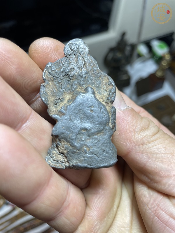古玩銅器象鼻財(cái)神真品鑒賞圖