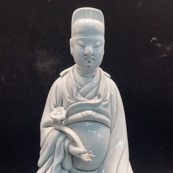 古玩陶瓷德化窯觀塑像拍賣，當前價格800元