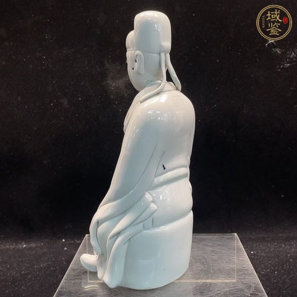 古玩陶瓷德化窯觀塑像真品鑒賞圖