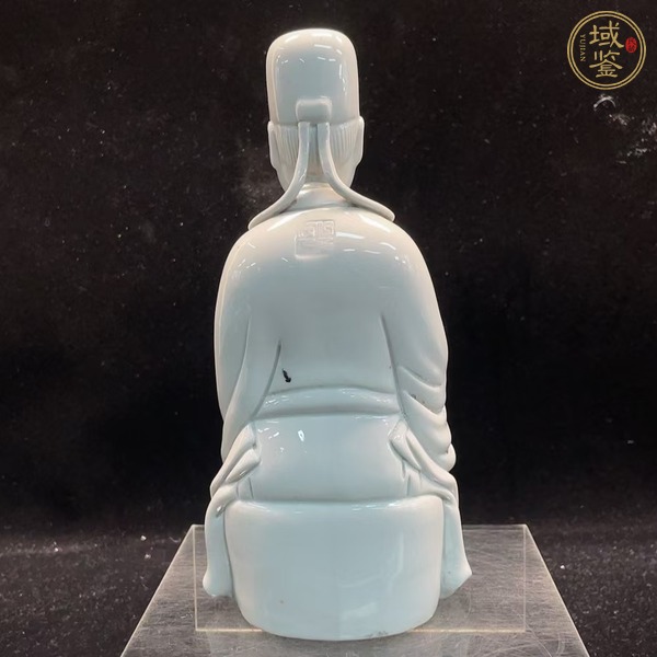 古玩陶瓷德化窯觀塑像真品鑒賞圖