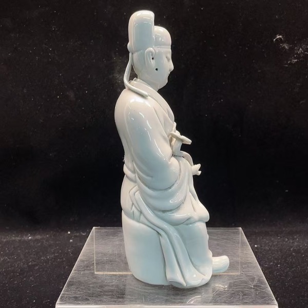 古玩陶瓷德化窯觀塑像拍賣，當前價格800元